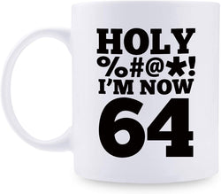 64th Birthday Gifts for Women - 1955 Birthday Gifts for Women, 64 Years Old Birthday Gifts Coffee Mug for Mom, Wife, Friend, Sister, Her, Colleague, Coworker, HOLY MUG - 11oz