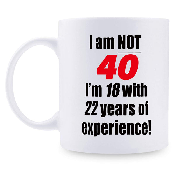 40th Birthday Gifts for Women - 1979 Birthday Gifts for Women, 40 Years Old Birthday Gifts Coffee Mug for Mom, Wife, Friend, Sister, Her, Colleague, Coworker - 11oz