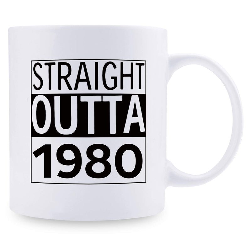 39th Birthday Gifts for Men - 1980 Birthday Gifts for Men, 39 Years Old Birthday Gifts Coffee Mug for Dad, Husband, Friend, Brother, Him, Colleague, Coworker - 11oz