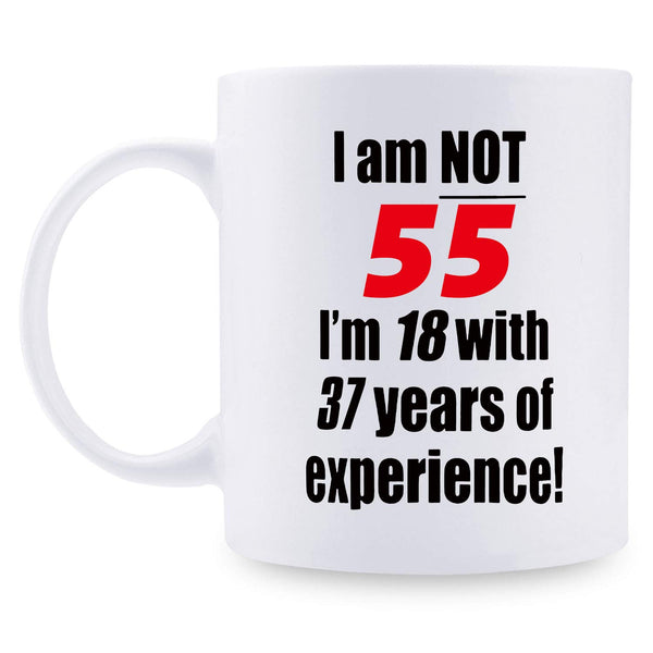 55th Birthday Gifts for Men - 1964 Birthday Gifts for Men, 55 Years Old Birthday Gifts Coffee Mug for Dad, Husband, Friend, Brother, Him, Colleague, Coworker - 11oz