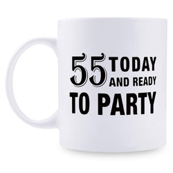 55th Birthday Gifts for Men - 1964 Birthday Gifts for Men, 55 Years Old Birthday Gifts Coffee Mug for Dad, Husband, Friend, Brother, Him, Colleague, Coworker - 11oz