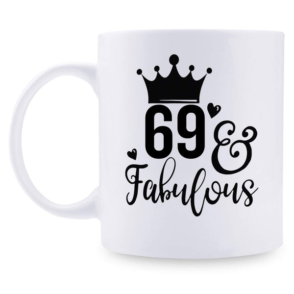 69th Birthday Gifts for Men - 1950 Birthday Gifts for Men, 69 Years Old Birthday Gifts Coffee Mug for Dad, Husband, Friend, Brother, Him, Colleague, Coworker - 11oz