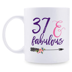 37th Birthday Gifts for Men - 1982 Birthday Gifts for Men, 37 Years Old Birthday Gifts Coffee Mug for Dad, Husband, Friend, Brother, Him, Colleague, Coworker - 11oz