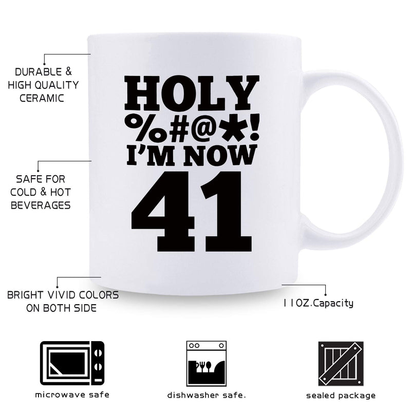 41st Birthday Gifts for Women - 1978 Birthday Gifts for Women, 41 Years Old Birthday Gifts Coffee Mug for Mom, Wife, Friend, Sister, Her, Colleague, Coworker, HOLY MUG- 11oz