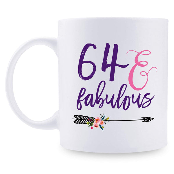 64th Birthday Gifts for Men - 1955 Birthday Gifts for Men, 64 Years Old Birthday Gifts Coffee Mug for Dad, Husband, Friend, Brother, Him, Colleague, Coworker - 11oz