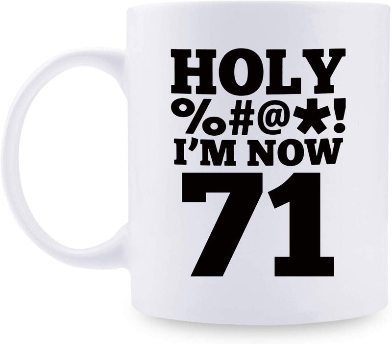 71st Birthday Gifts for Women - 1948 Birthday Gifts for Women, 71 Years Old Birthday Gifts Coffee Mug for Mom, Wife, Friend, Sister, Her, Colleague, Coworker, HOLY MUG - 11oz