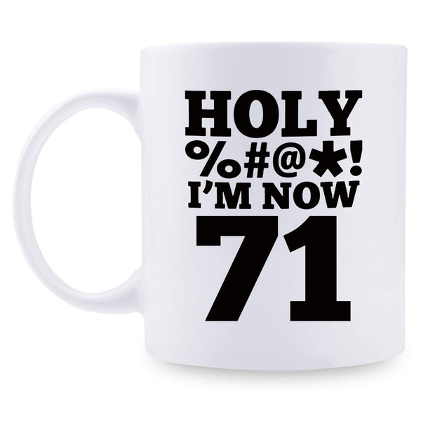 71st Birthday Gifts for Men - 1948 Birthday Gifts for Men, 71 Years Old Birthday Gifts Coffee Mug for Dad, Husband, Friend, Brother, Him, Colleague, Coworker, HOLY MUG - 11oz