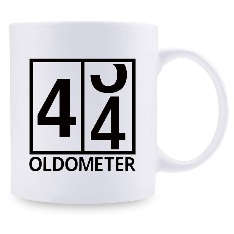 44th Birthday Gifts for Men - 1975 Birthday Gifts for Men, 44 Years Old Birthday Gifts Coffee Mug for Dad, Husband, Friend, Brother, Him, Colleague, Coworker, Oldometer Mug - 11oz