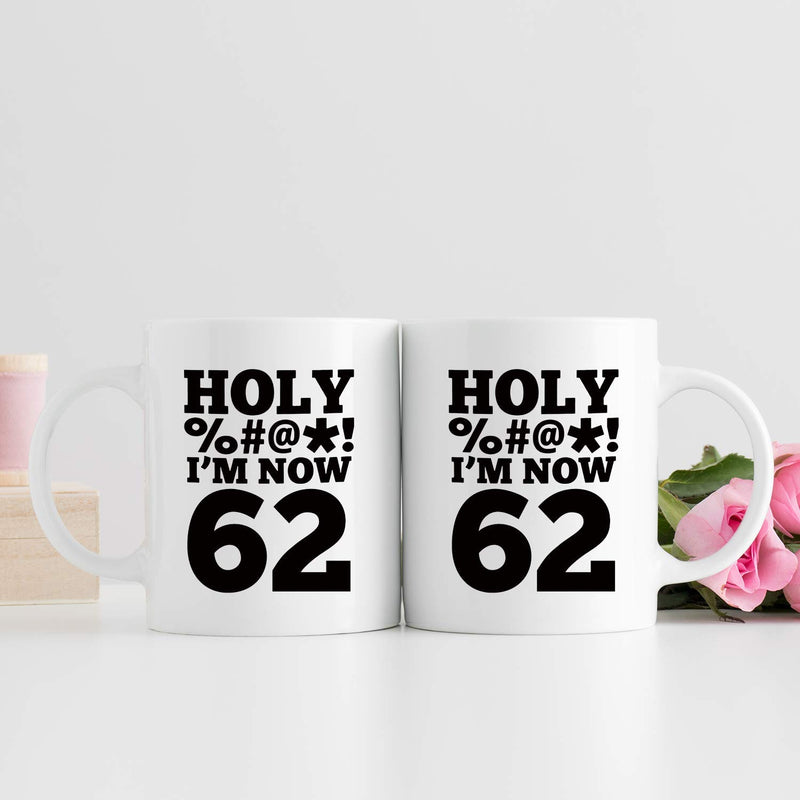 62nd Birthday Gifts for Women - 1957 Birthday Gifts for Women, 62 Years Old Birthday Gifts Coffee Mug for Mom, Wife, Friend, Sister, Her, Colleague, Coworker, HOLY MUG - 11oz