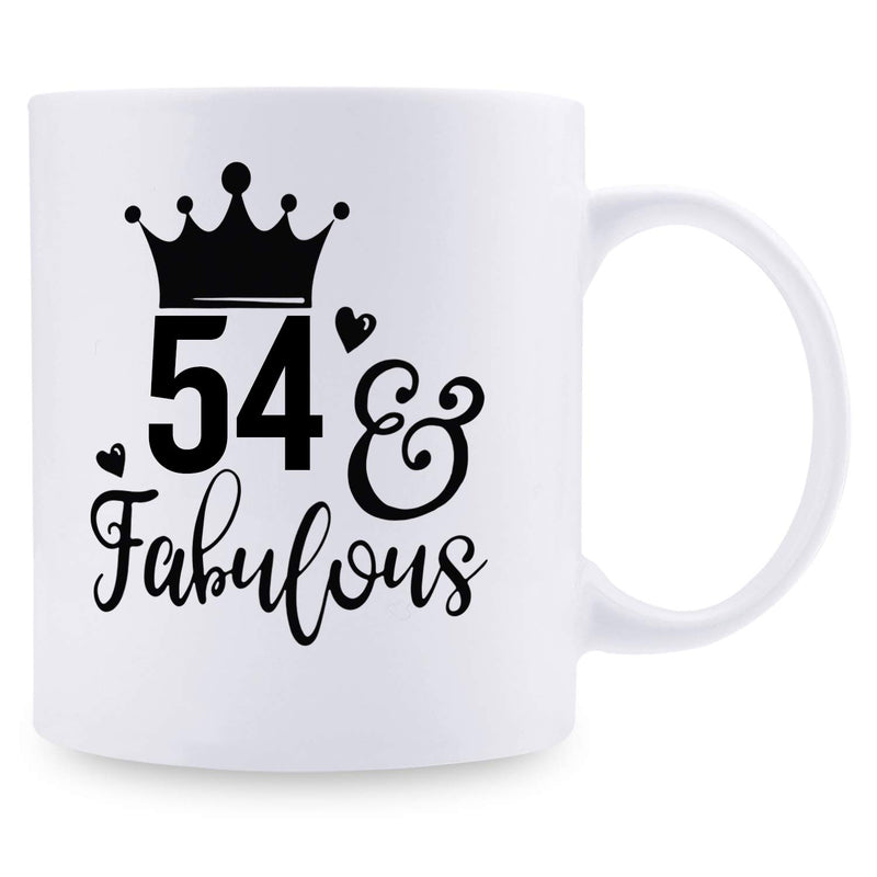 54th Birthday Gifts for Women - 1965 Birthday Gifts for Women, 54 Years Old Birthday Gifts Coffee Mug for Mom, Wife, Friend, Sister, Her, Colleague, Coworker - 11oz