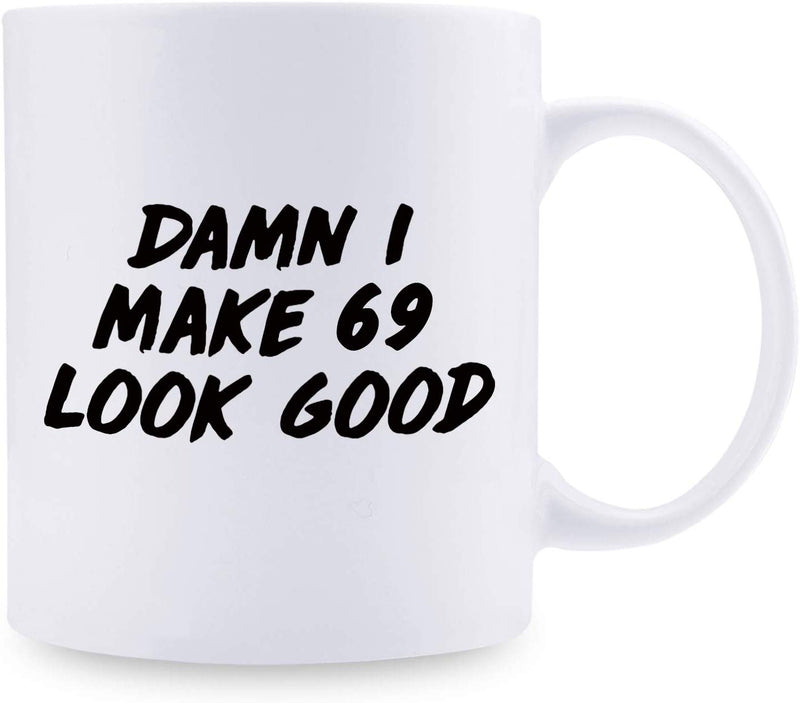 69th Birthday Gifts for Women - 1950 Birthday Gifts for Women, 69 Years Old Birthday Gifts Coffee Mug for Mom, Wife, Friend, Sister, Her, Colleague, Coworker - 11oz