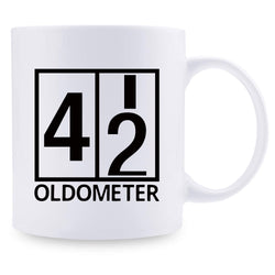 42nd Birthday Gifts for Women - 1977 Birthday Gifts for Women, 42 Years Old Birthday Gifts Coffee Mug for Mom, Wife, Friend, Sister, Her, Colleague, Coworker, Oldometer Mug - 11oz