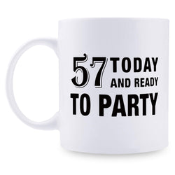 57th Birthday Gifts for Men - 1962 Birthday Gifts for Men, 57 Years Old Birthday Gifts Coffee Mug for Dad, Husband, Friend, Brother, Him, Colleague, Coworker - 11oz