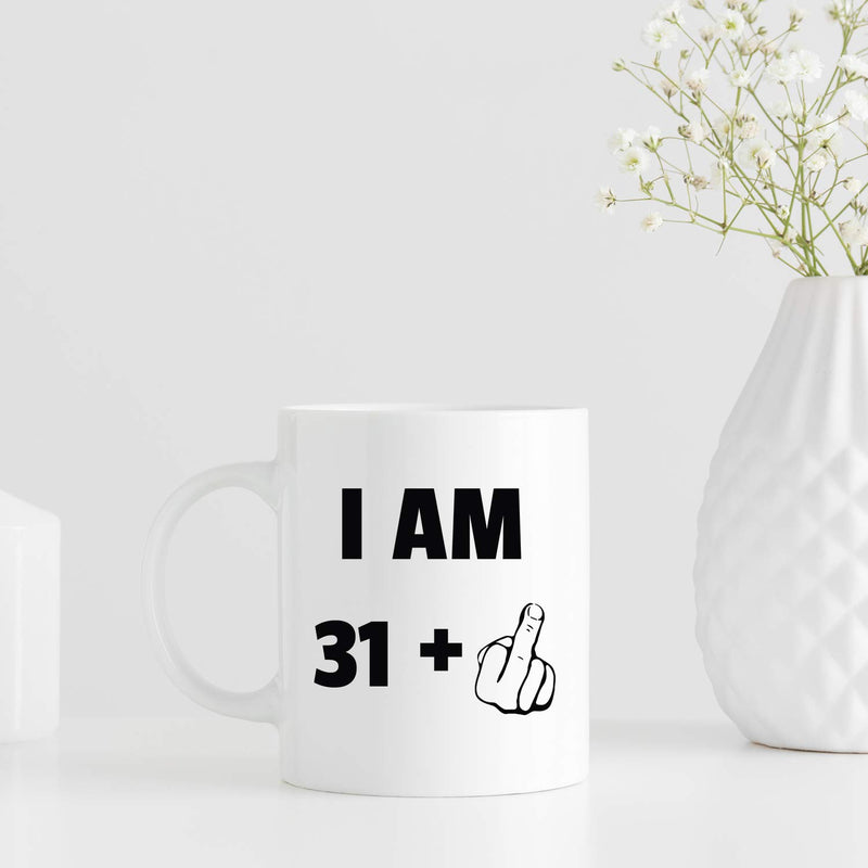 32nd Birthday Gifts for Men - 1987 Birthday Gifts for Men, 32 Years Old Birthday Gifts Coffee Mug for Dad, Husband, Friend, Brother, Him, Colleague, Coworker - 11oz