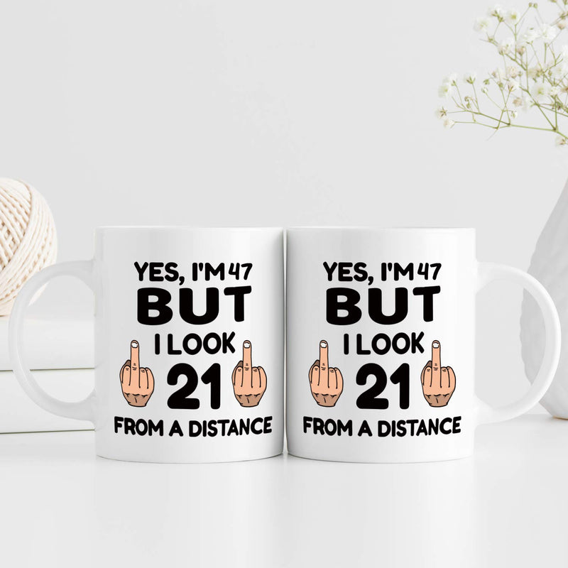 47th Birthday Gifts for Men - 1972 Birthday Gifts for Men, 47 Years Old Birthday Gifts Coffee Mug for Dad, Husband, Friend, Brother, Him, Colleague, Coworker - 11oz