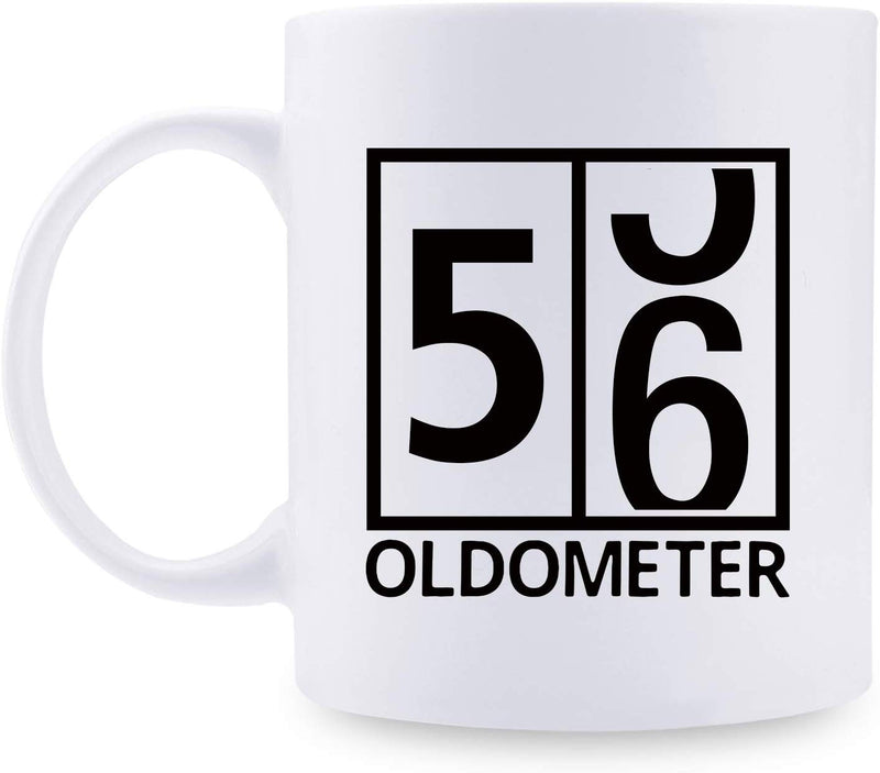 56th Birthday Gifts for Women - 1963 Birthday Gifts for Women, 56 Years Old Birthday Gifts Coffee Mug for Mom, Wife, Friend, Sister, Her, Colleague, Coworker, Oldometer Mug - 11oz