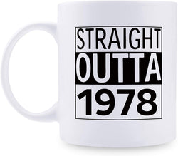 41st Birthday Gifts for Men - 1978 Birthday Gifts for Men, 41 Years Old Birthday Gifts Coffee Mug for Dad, Husband, Friend, Brother, Him, Colleague, Coworker - 11oz