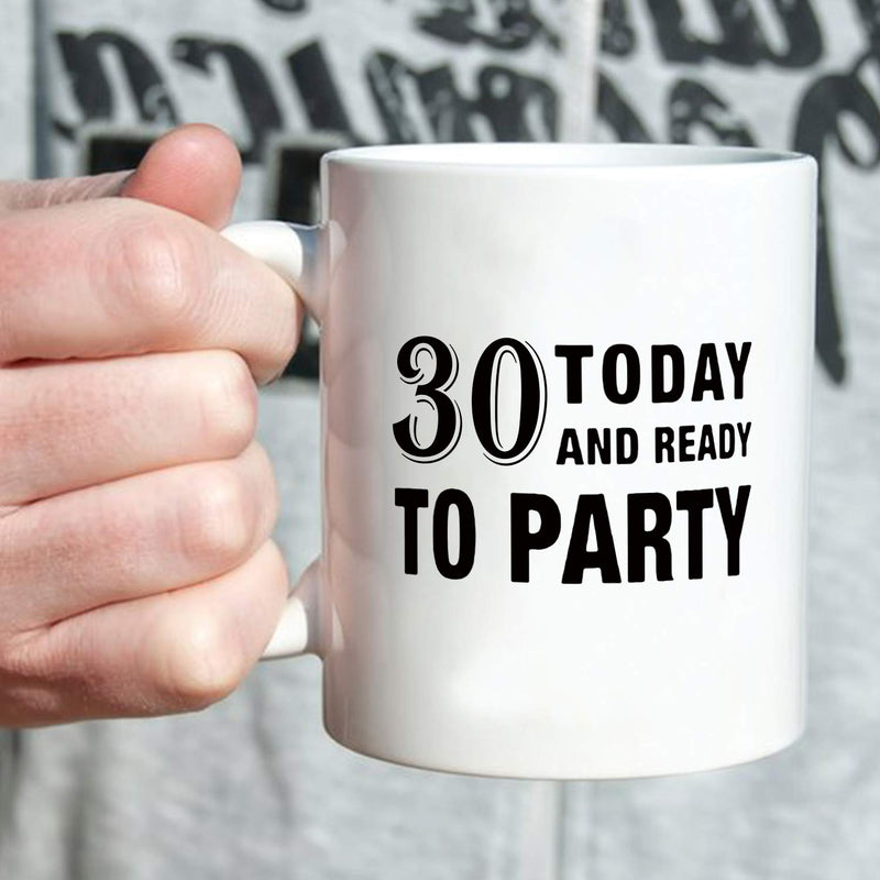 30th Birthday Gifts for Men - 1989 Birthday Gifts for Men, 30 Years Old Birthday Gifts Coffee Mug for Dad, Husband, Friend, Brother, Him, Colleague, Coworker - 11oz