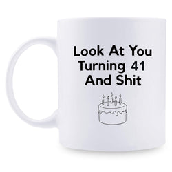 41st Birthday Gifts for Women - 1978 Birthday Gifts for Women, 41 Years Old Birthday Gifts Coffee Mug for Mom, Wife, Friend, Sister, Her, Colleague, Coworker - 11oz