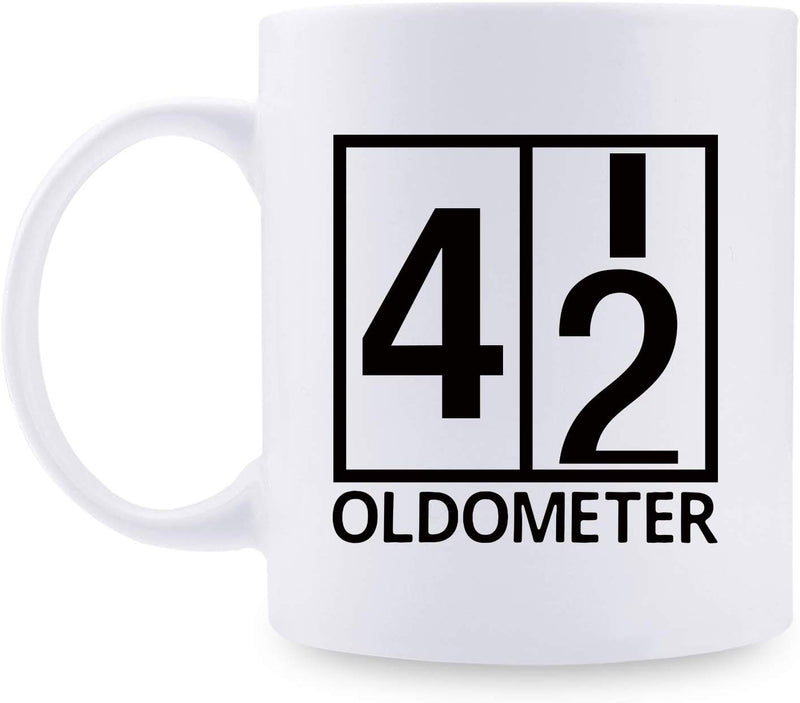 42nd Birthday Gifts for Men - 1977 Birthday Gifts for Men, 42 Years Old Birthday Gifts Coffee Mug for Dad, Husband, Friend, Brother, Him, Colleague, Coworker, Oldometer Mug - 11oz