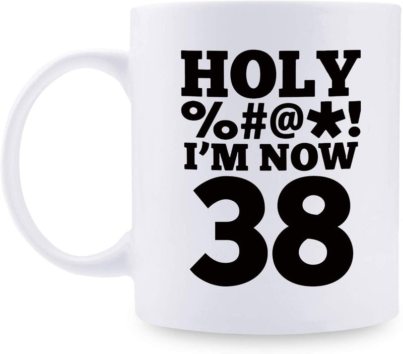 38th Birthday Gifts for Women - 1981 Birthday Gifts for Women, 38 Years Old Birthday Gifts Coffee Mug for Mom, Wife, Friend, Sister, Her, Colleague, Coworker, HOLY MUG - 11oz