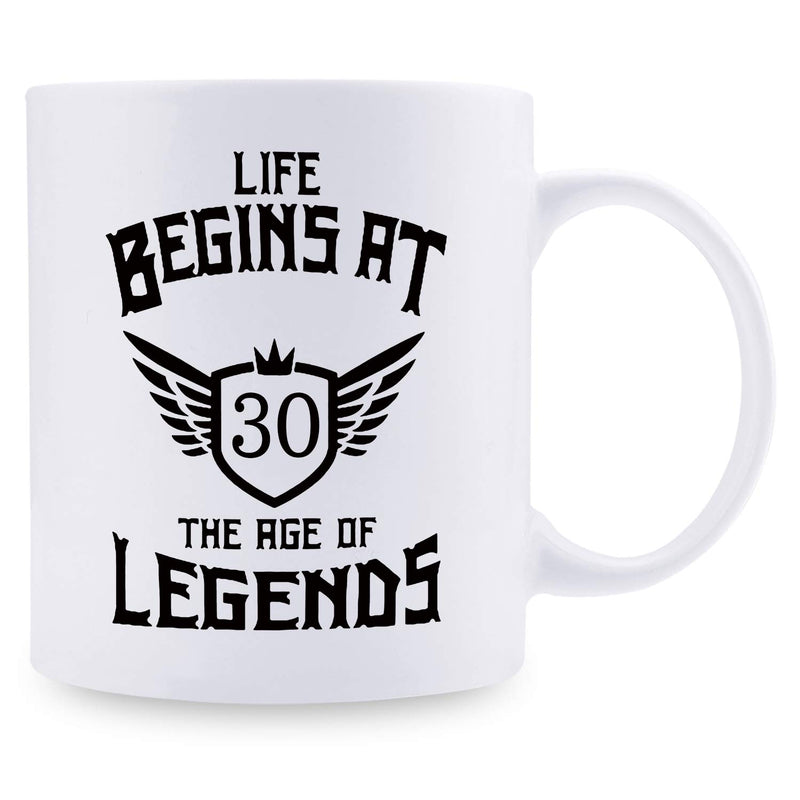 30th Birthday Gifts for Men - 1989 Birthday Gifts for Men, 30 Years Old Birthday Gifts Coffee Mug for Dad, Husband, Friend, Brother, Him, Colleague, Coworker - 11oz