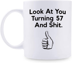 57th Birthday Gifts for Men - 1962 Birthday Gifts for Men, 57 Years Old Birthday Gifts Coffee Mug for Dad, Husband, Friend, Brother, Him, Colleague, Coworker - 11oz