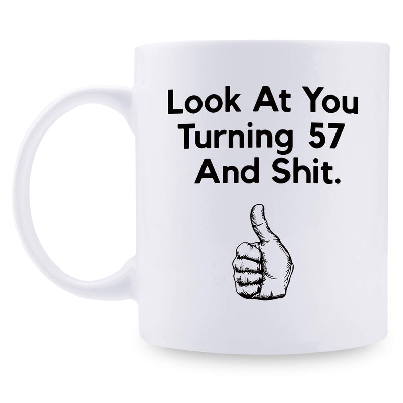 57th Birthday Gifts for Women - 1962 Birthday Gifts for Women, 57 Years Old Birthday Gifts Coffee Mug for Mom, Wife, Friend, Sister, Her, Colleague, Coworker - 11oz