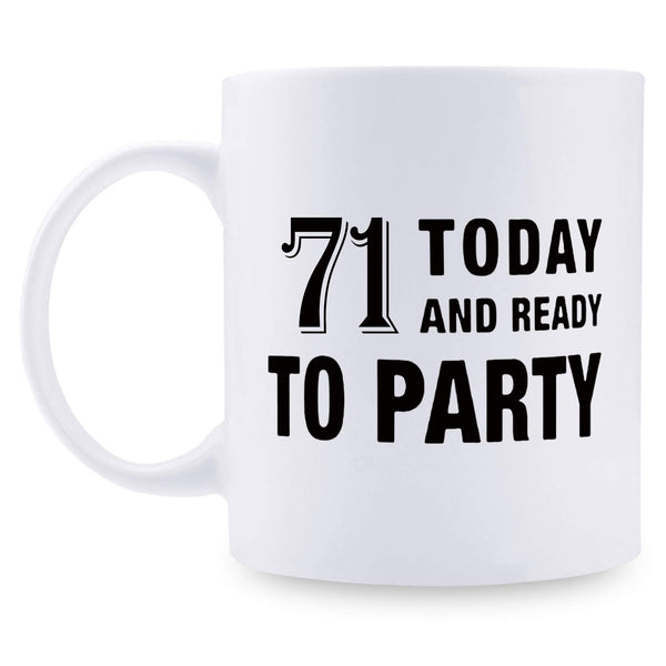 71st Birthday Gifts for Women - 1948 Birthday Gifts for Women, 71 Years Old Birthday Gifts Coffee Mug for Mom, Wife, Friend, Sister, Her, Colleague, Coworker - 11oz