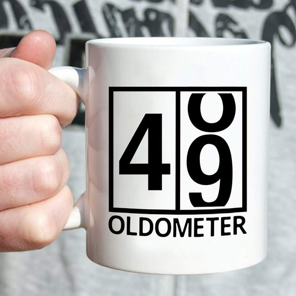 49th Birthday Gifts for Men - 1970 Birthday Gifts for Men, 49 Years Old Birthday Gifts Coffee Mug for Dad, Husband, Friend, Brother, Him, Colleague, Coworker, Oldometer Mug - 11oz