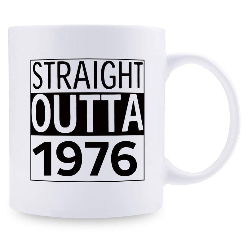 43rd Birthday Gifts for Men - 1976 Birthday Gifts for Men, 43 Years Old Birthday Gifts Coffee Mug for Dad, Husband, Friend, Brother, Him, Colleague, Coworker - 11oz