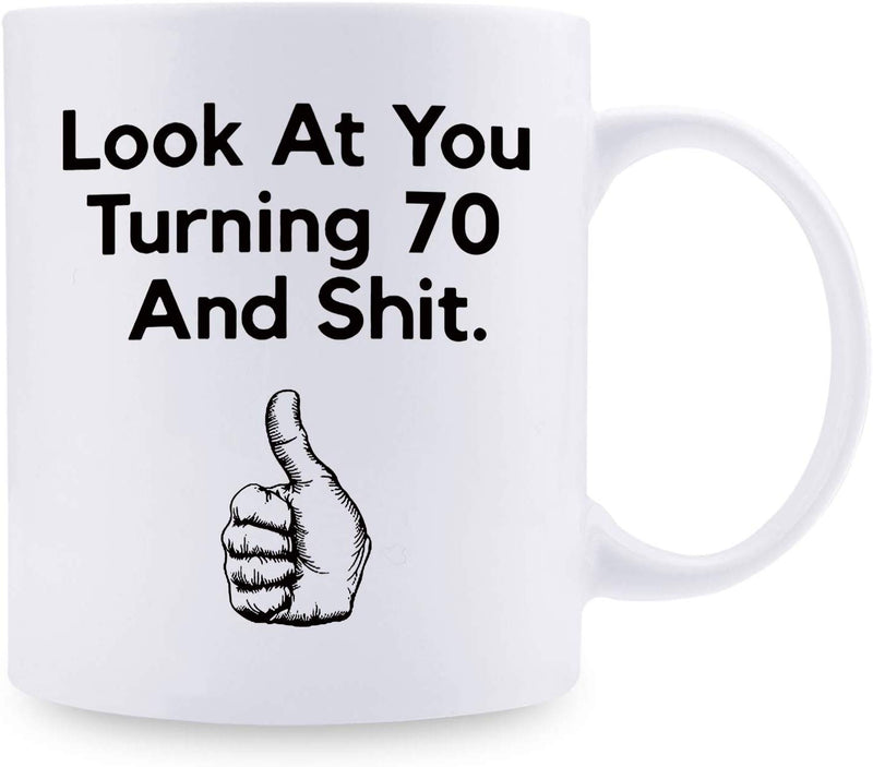 70th Birthday Gifts for Men - 1949 Birthday Gifts for Men, 70 Years Old Birthday Gifts Coffee Mug for Dad, Husband, Friend, Brother, Him, Colleague, Coworker - 11oz