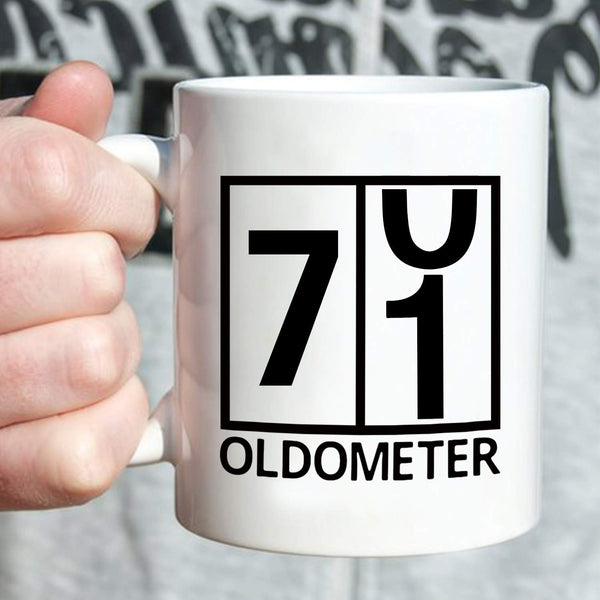 71st Birthday Gifts for Men - 1948 Birthday Gifts for Men, 71 Years Old Birthday Gifts Coffee Mug for Dad, Husband, Friend, Brother, Him, Colleague, Coworker, Oldometer Mug - 11oz