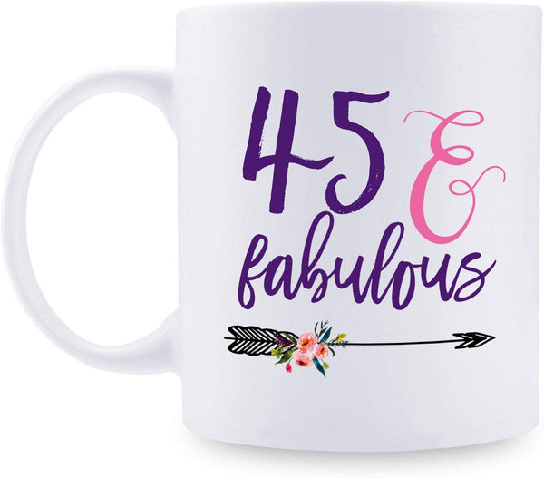 45th Birthday Gifts for Men - 1974 Birthday Gifts for Men, 45 Years Old Birthday Gifts Coffee Mug for Dad, Husband, Friend, Brother, Him, Colleague, Coworker - 11oz