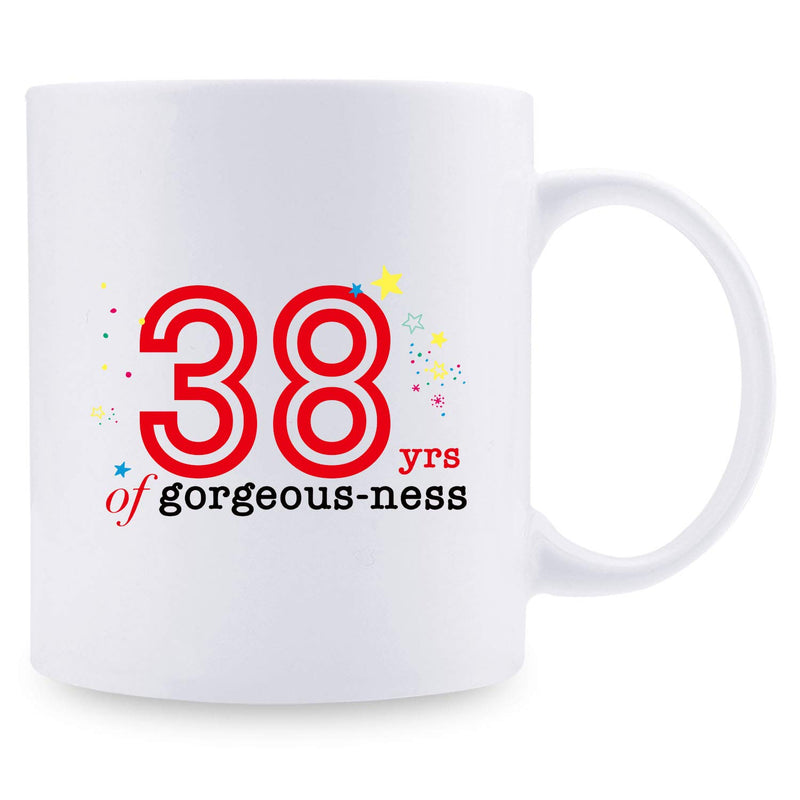 38th Birthday Gifts for Women - 1981 Birthday Gifts for Women, 38 Years Old Birthday Gifts Coffee Mug for Mom, Wife, Friend, Sister, Her, Colleague, Coworker - 11oz