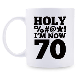 70th Birthday Gifts for Women - 1949 Birthday Gifts for Women, 70 Years Old Birthday Gifts Coffee Mug for Mom, Wife, Friend, Sister, Her, Colleague, Coworker, HOLY MUG - 11oz