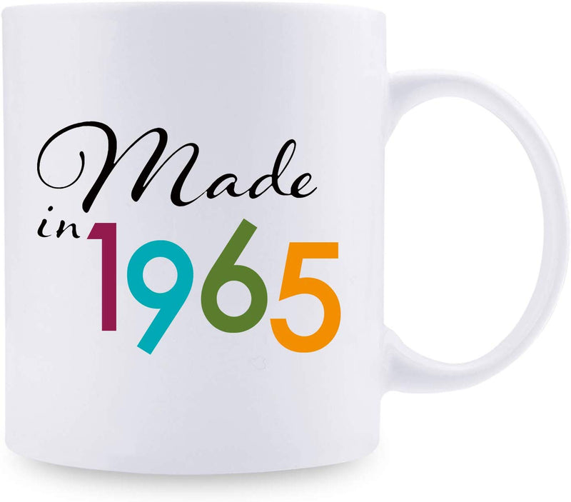 54th Birthday Gifts for Women - 1965 Birthday Gifts for Women, 54 Years Old Birthday Gifts Coffee Mug for Mom, Wife, Friend, Sister, Her, Colleague, Coworker - 11oz