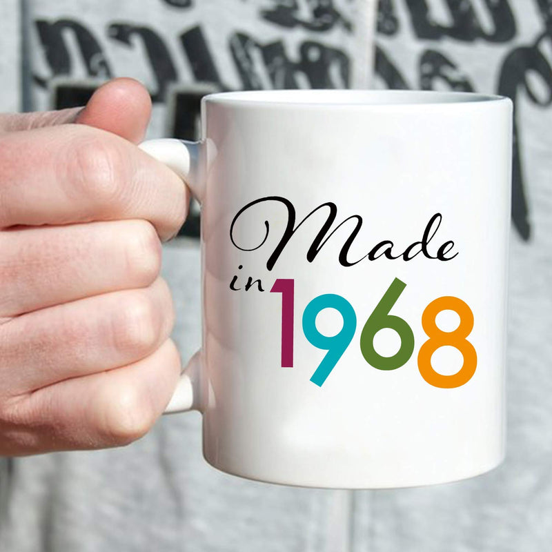 51st Birthday Gifts for Men - 1968 Birthday Gifts for Men, 51 Years Old Birthday Gifts Coffee Mug for Dad, Husband, Friend, Brother, Him, Colleague, Coworker - 11oz