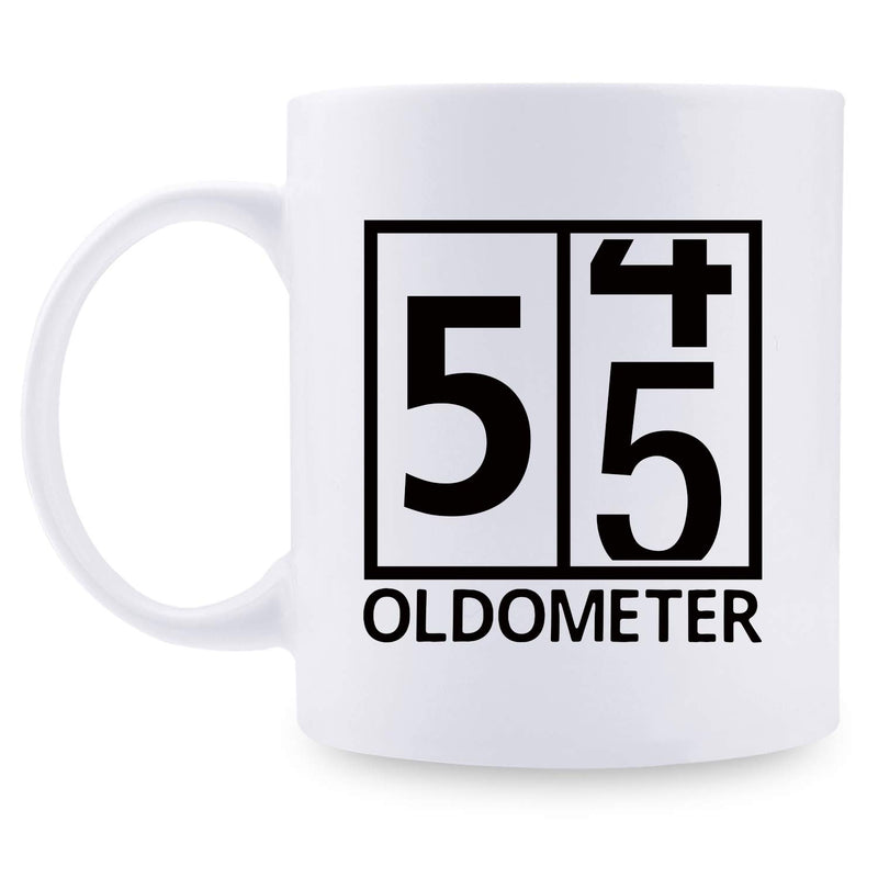 55th Birthday Gifts for Men - 1964 Birthday Gifts for Men, 55 Years Old Birthday Gifts Coffee Mug for Dad, Husband, Friend, Brother, Him, Colleague, Coworker, Oldometer Mug- 11oz