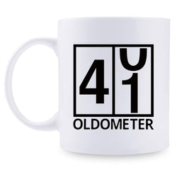 41st Birthday Gifts for Women - 1978 Birthday Gifts for Women, 41 Years Old Birthday Gifts Coffee Mug for Mom, Wife, Friend, Sister, Her, Colleague, Coworker, Oldometer Mug- 11oz