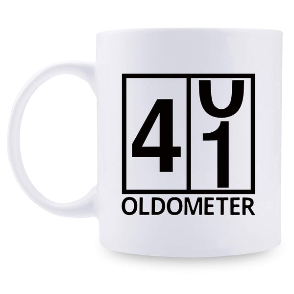 41st Birthday Gifts for Women - 1978 Birthday Gifts for Women, 41 Years Old Birthday Gifts Coffee Mug for Mom, Wife, Friend, Sister, Her, Colleague, Coworker, Oldometer Mug- 11oz