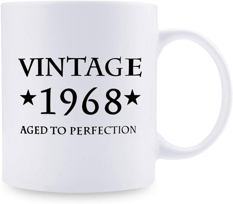 51st Birthday Gifts for Men - 1968 Birthday Gifts for Men, 51 Years Old Birthday Gifts Coffee Mug for Dad, Husband, Friend, Brother, Him, Colleague, Coworker - 11oz