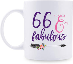 66th Birthday Gifts for Women - 1953 Birthday Gifts for Women, 66 Years Old Birthday Gifts Coffee Mug for Mom, Wife, Friend, Sister, Her, Colleague, Coworker - 11oz