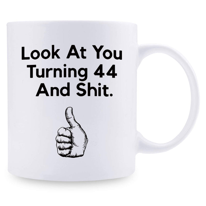 44th Birthday Gifts for Men - 1975 Birthday Gifts for Men, 44 Years Old Birthday Gifts Coffee Mug for Dad, Husband, Friend, Brother, Him, Colleague, Coworker - 11oz