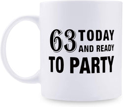 63rd Birthday Gifts for Women - 1956 Birthday Gifts for Women, 63 Years Old Birthday Gifts Coffee Mug for Mom, Wife, Friend, Sister, Her, Colleague, Coworker - 11oz