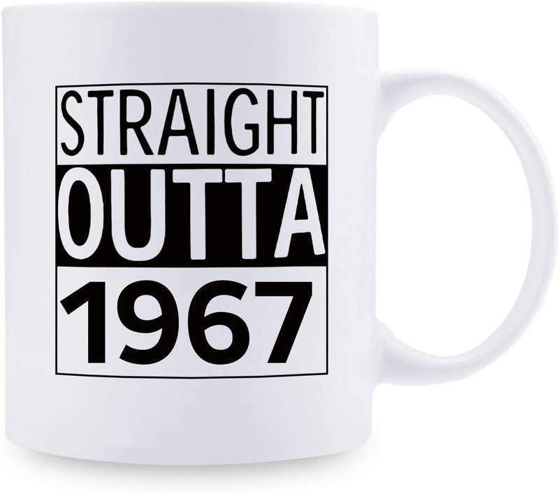 52nd Birthday Gifts for Men - 1967 Birthday Gifts for Men, 52 Years Old Birthday Gifts Coffee Mug for Dad, Husband, Friend, Brother, Him, Colleague, Coworker - 11oz