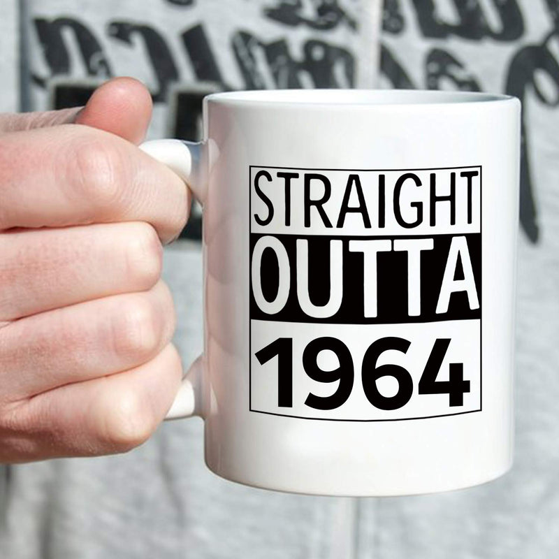 55th Birthday Gifts for Men - 1964 Birthday Gifts for Men, 55 Years Old Birthday Gifts Coffee Mug for Dad, Husband, Friend, Brother, Him, Colleague, Coworker - 11oz