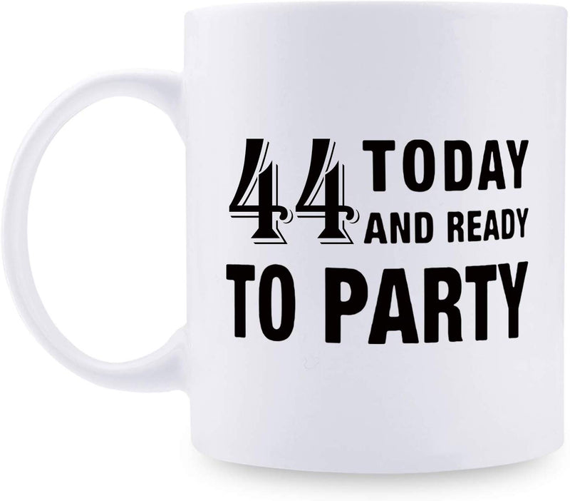 44th Birthday Gifts for Women - 1975 Birthday Gifts for Women, 44 Years Old Birthday Gifts Coffee Mug for Mom, Wife, Friend, Sister, Her, Colleague, Coworker - 11oz