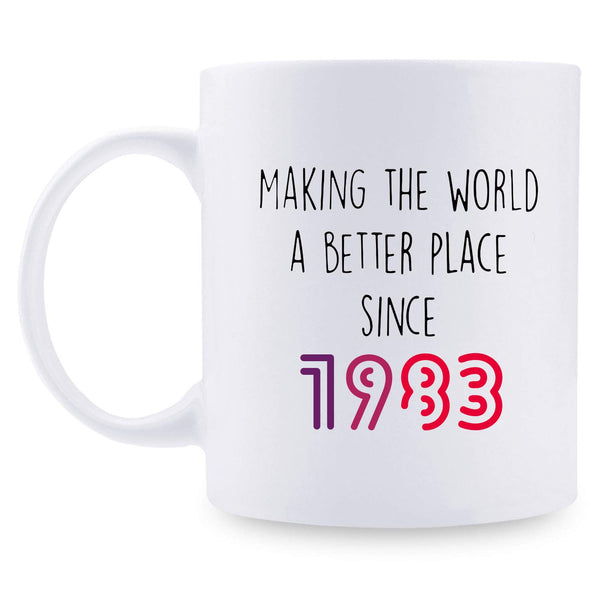 36th Birthday Gifts for Men - 1983 Birthday Gifts for Men, 36 Years Old Birthday Gifts Coffee Mug for Dad, Husband, Friend, Brother, Him, Colleague, Coworker - 11oz