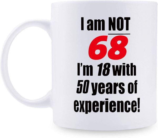 68th Birthday Gifts for Men - 1951 Birthday Gifts for Men, 68 Years Old Birthday Gifts Coffee Mug for Dad, Husband, Friend, Brother, Him, Colleague, Coworker - 11oz